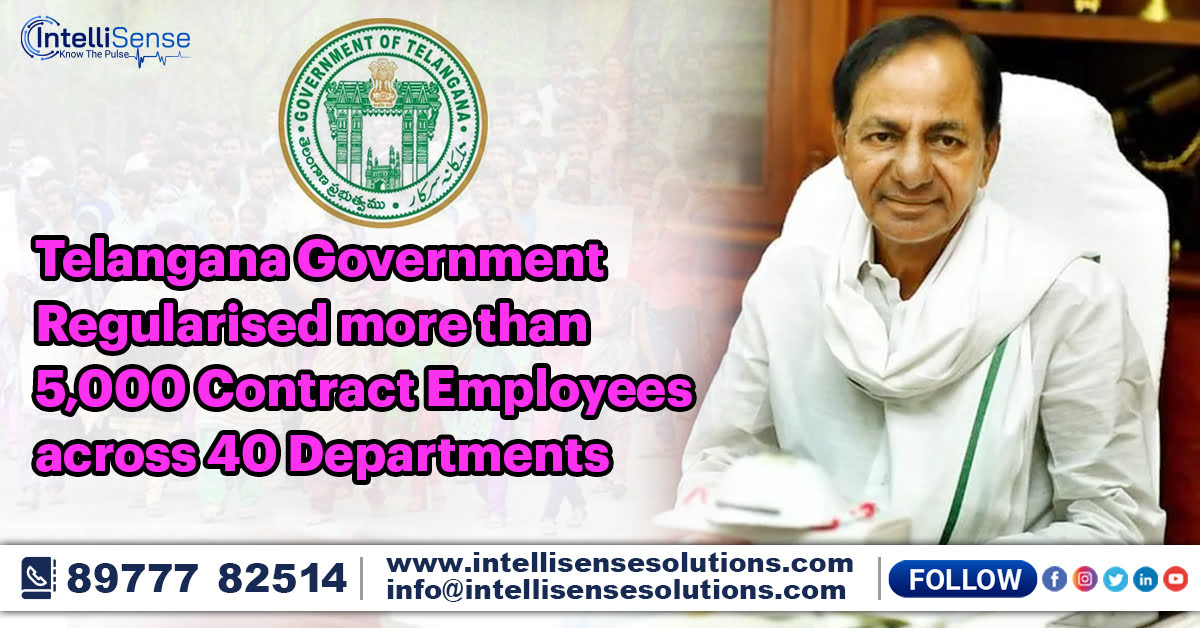 Telangana Government Regularised more than 5,000 Contract Employees